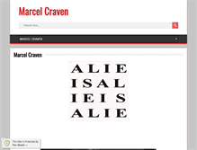 Tablet Screenshot of marcelcraven.com